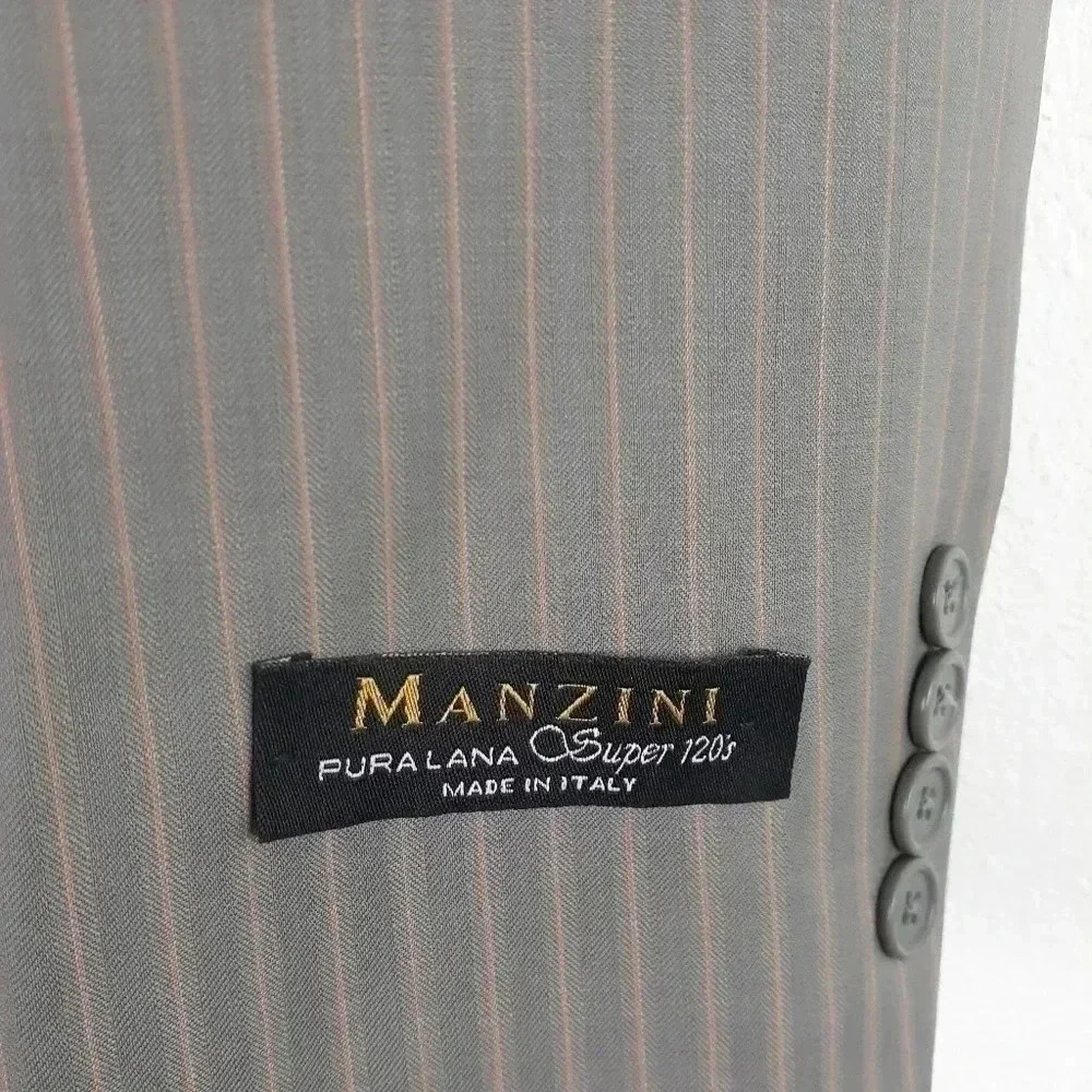 MANZINI Pura Lana Jacket Size 46/40R NWT - Picture 3 of 7